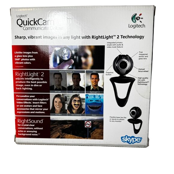 Logitech QuickCam Communicate Deluxe WebCamera (BRAND NEW) - Picture 9 of 11